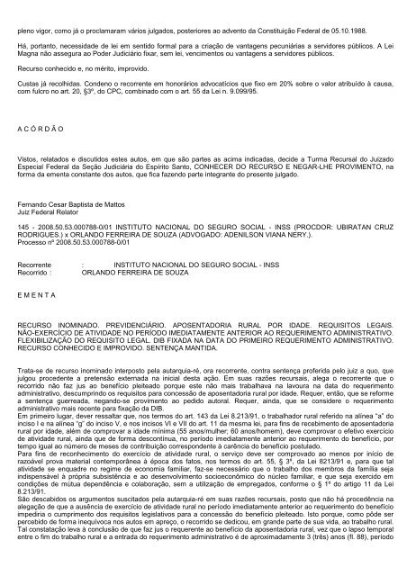 boletim tr/es 2010.314 - Justiça Federal