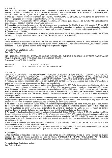 boletim tr/es 2010.314 - Justiça Federal