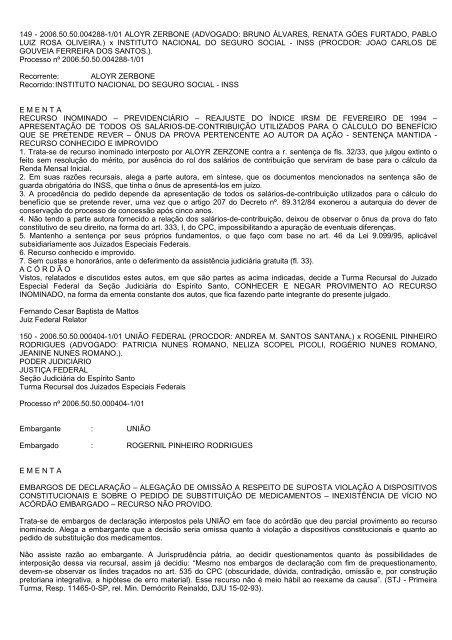 boletim tr/es 2010.314 - Justiça Federal