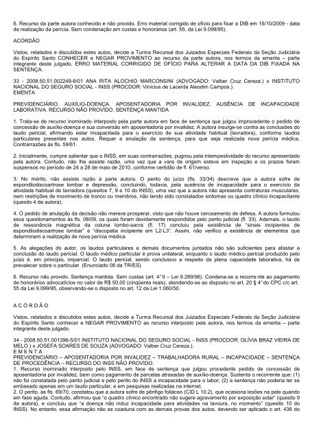 boletim tr/es 2010.314 - Justiça Federal