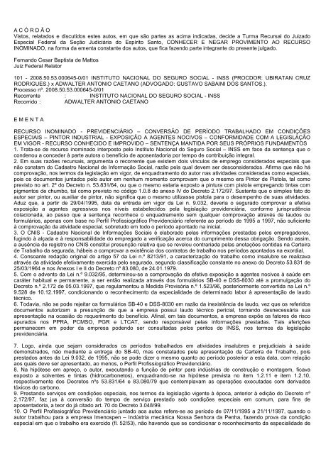 boletim tr/es 2010.314 - Justiça Federal