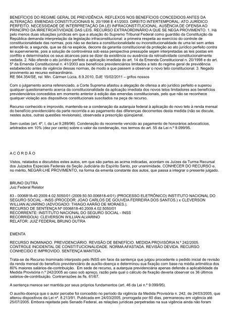 boletim tr/es 2012.165 - Justiça Federal