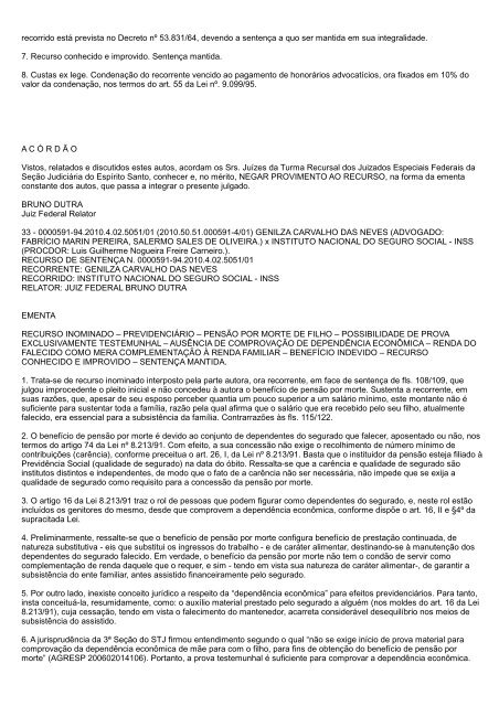 boletim tr/es 2012.165 - Justiça Federal