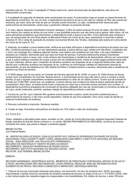 boletim tr/es 2012.165 - Justiça Federal