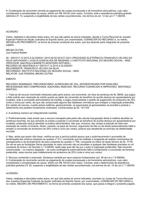 boletim tr/es 2012.165 - Justiça Federal