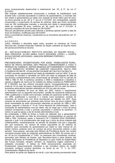 boletim tr/es 2010.144 - Justiça Federal