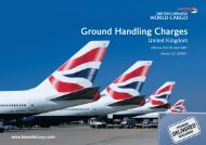 Ground Handling Charges - 02April07 - British Airways World Cargo
