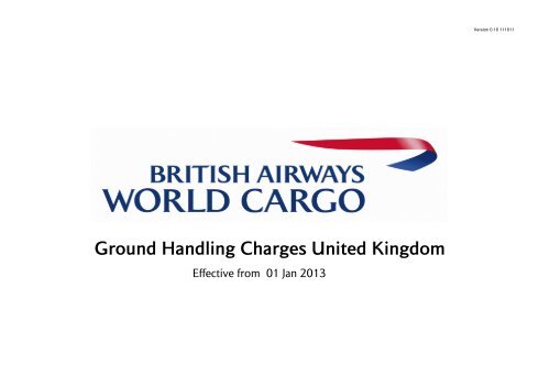 UK Ground Handling Charges - (225 KB) - British Airways World ...