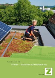 Fallnet® – Sicherheit auf Flachdächern - ZinCo