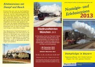 Fernfahrten (PDF) - Bayerisches Eisenbahnmuseum e.V.