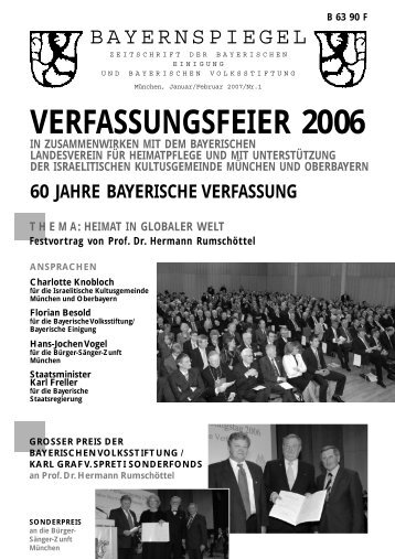 hermann rumschöttel - Bayerische Volksstiftung
