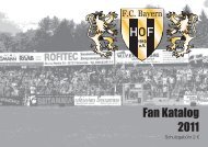 Fan Katalog 2011 - SpVgg Bayern Hof