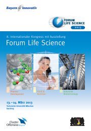 Forum Life Science - Bayern Innovativ