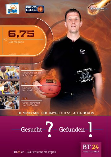 18. SPIELTAG: BBC BAYREUTH VS. ALBA BERLIN