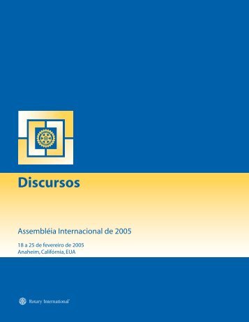 Discursos - Rotary International