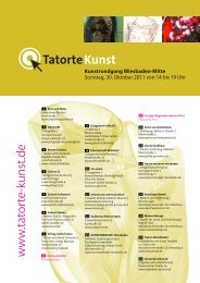 TatorteKunst w w w .tatorte-kunst.de - BBK Wiesbaden