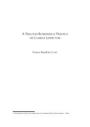 A trilogia romanesca trágica de Clarice Lispector - Revista.doc