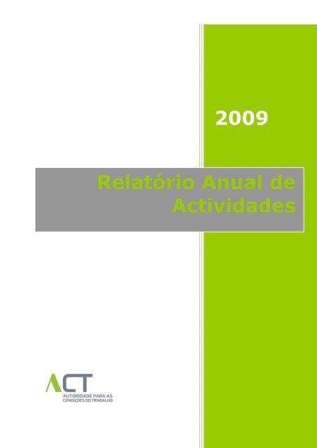 2009 - Autoridade para as Condições do Trabalho