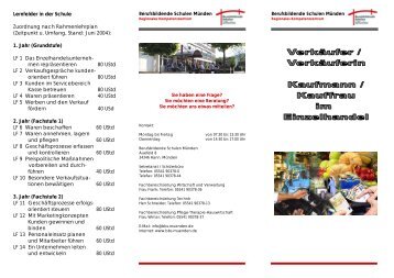 Die schulische Ausbildung - BBS Münden