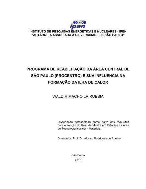 programa de reabilitação da área central de são paulo