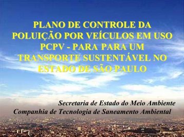 plano de controle da poluição por veículos em uso pcpv