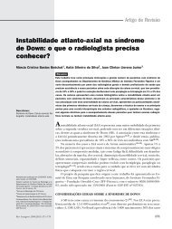 Instabilidade atlanto-axial na síndrome de Down - SPR