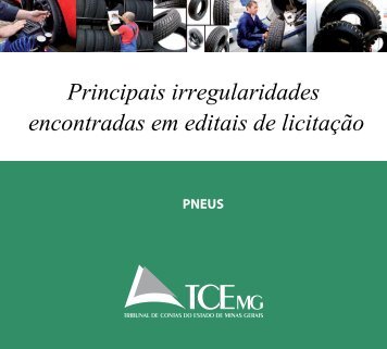 Principais irregularidades encontradas em editais de licitação