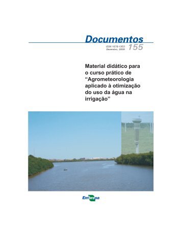 Agrometeorologia aplicado à otimização do uso da água na irrigação