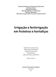 Irrigação e fertirrigação em fruteiras e hortaliças - Livraria Embrapa