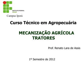 mecanização agrícola tratores