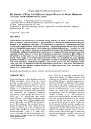 The Potential of Using Cost-Effective Compost Mixtures for Oyster ...