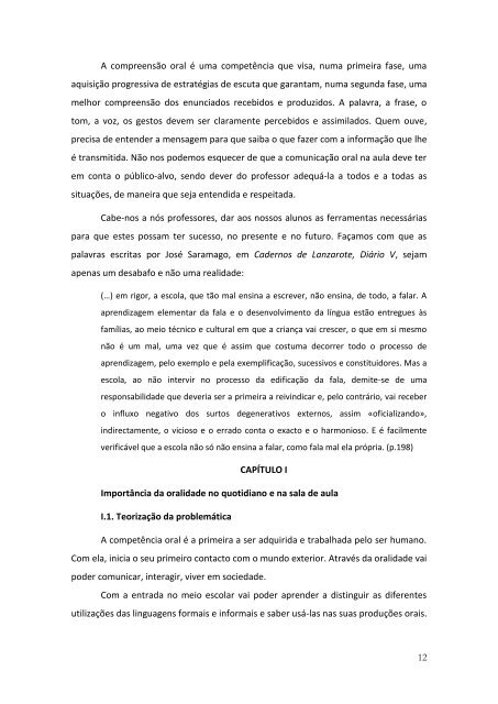 tese - A Oralidade em sala de aula....pdf - RUN UNL