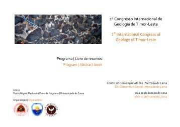 1º Congresso Internacional de Geologia de Timor-Leste 1 ...