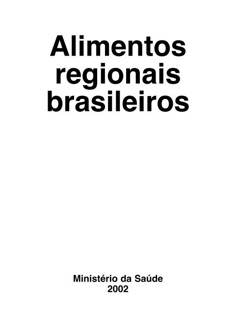 Alimentos regionais brasileiros