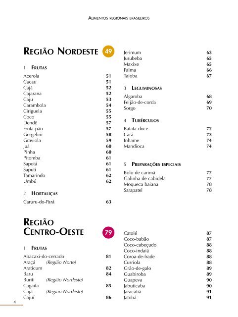 Alimentos regionais brasileiros