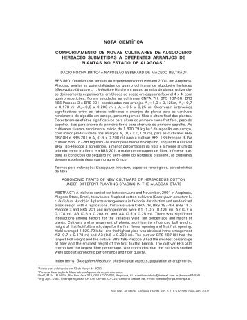 Completo em PDF - Embrapa Algodão