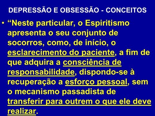 seminário depressão e obsessão: duas faces de uma - Espiritizar