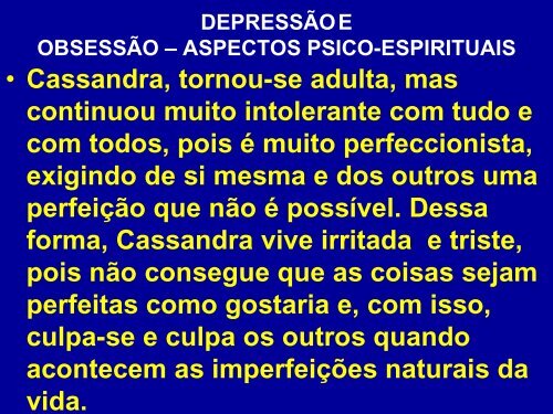 seminário depressão e obsessão: duas faces de uma - Espiritizar