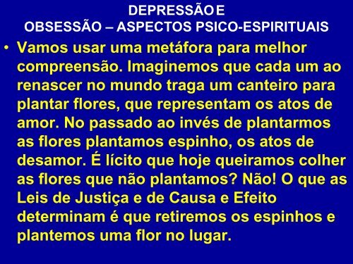 seminário depressão e obsessão: duas faces de uma - Espiritizar