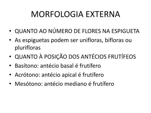 INTRODUÇÃO A SISTEMÁTICA VEGETAL