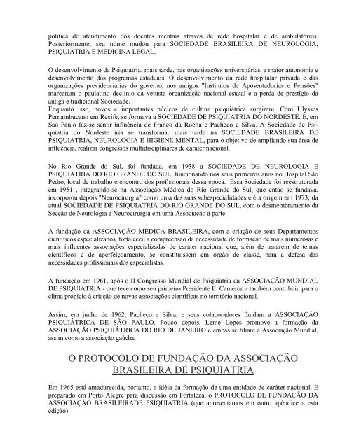 A história dos estatutos da ABP - Associação Brasileira de Psiquiatria