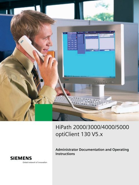 Hipath 00 3000 4000 5000 Opticlient 130 V5 X