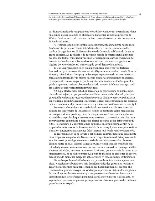 Sin título, sobre la evolución del Sistema Bancos de Comercio ...