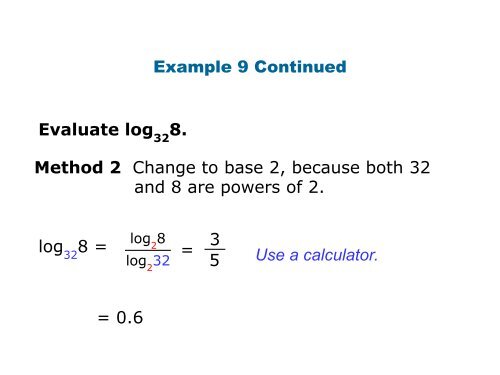 7-4 Properties of Logarithms Warm Up Lesson Presentation Lesson ...