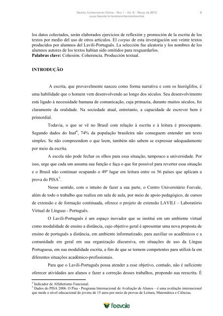 ARTICULADORES E RELAÇÕES DE SENTIDO EM ... - Feevale