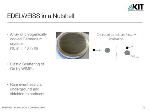 Searching for Dark Matter with the EDELWEISS Experiments