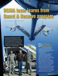 DCMA team learns from Guard & Reserve program
