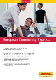 European Community Express. - DHL
