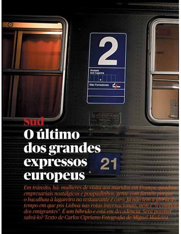 O último dos grandes expressos europeus - Sudexpress.org