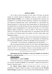 Acta n.º 04/2012 - ao Conselho Superior da Magistratura